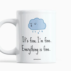 Cest Tres Bien Je Vais Bien Tout Va Bien Tasse Tasse De Etsy France