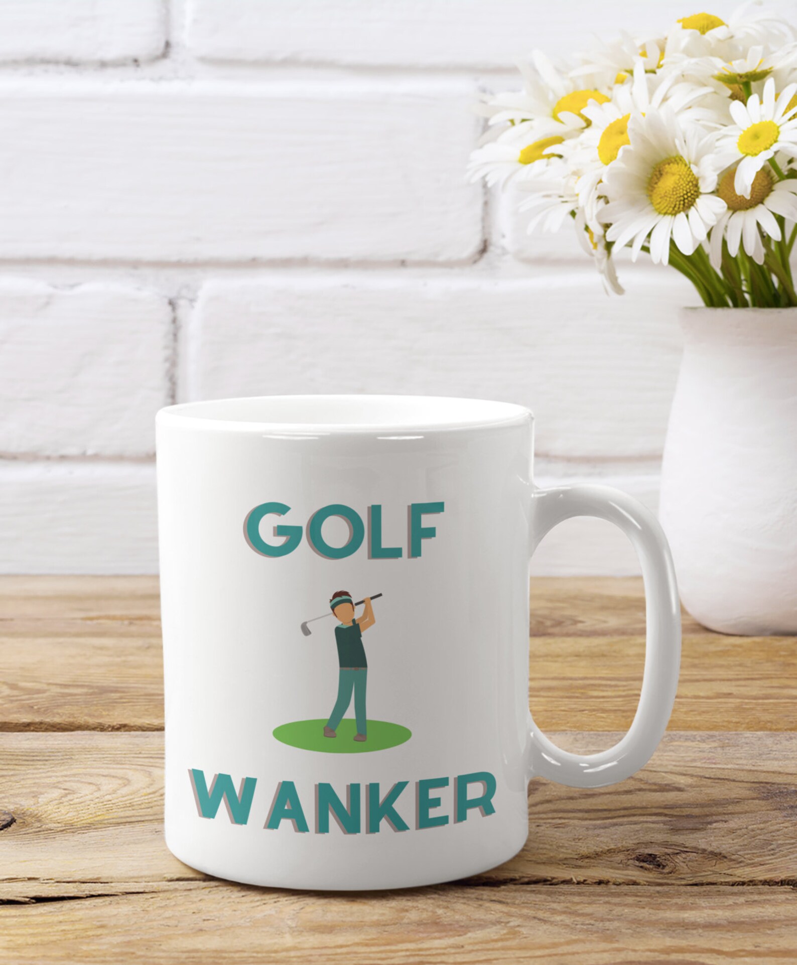 Golf Wanker Mug Funny Golf Gift for Golfer Golfing Mug Gift Etsy