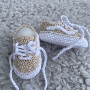 Chaussures bébé crochet chaussures bébé chaussures bébé tricotées chaussures bébé crochet chaussures bébé baskets bébé chaussures de sport bébé baskets image 4