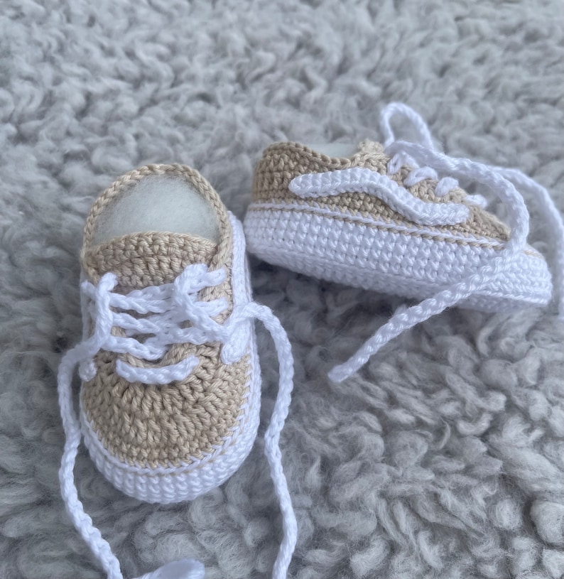 Chaussures bébé crochet chaussures bébé chaussures bébé tricotées chaussures bébé crochet chaussures bébé baskets bébé chaussures de sport bébé baskets image 4