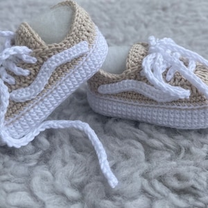 Chaussures bébé crochet chaussures bébé chaussures bébé tricotées chaussures bébé crochet chaussures bébé baskets bébé chaussures de sport bébé baskets image 1