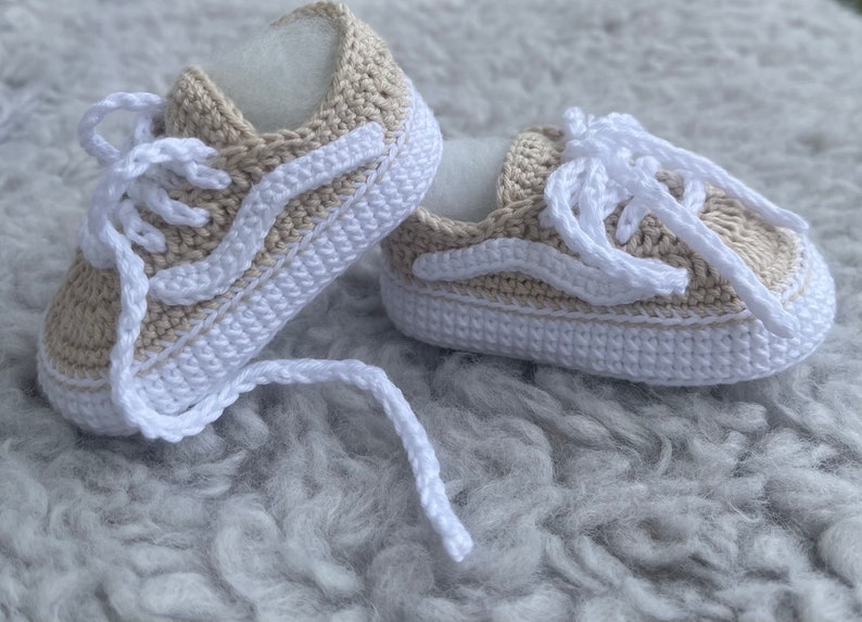 Chaussures bébé crochet chaussures bébé chaussures bébé tricotées chaussures bébé crochet chaussures bébé baskets bébé chaussures de sport bébé baskets image 1