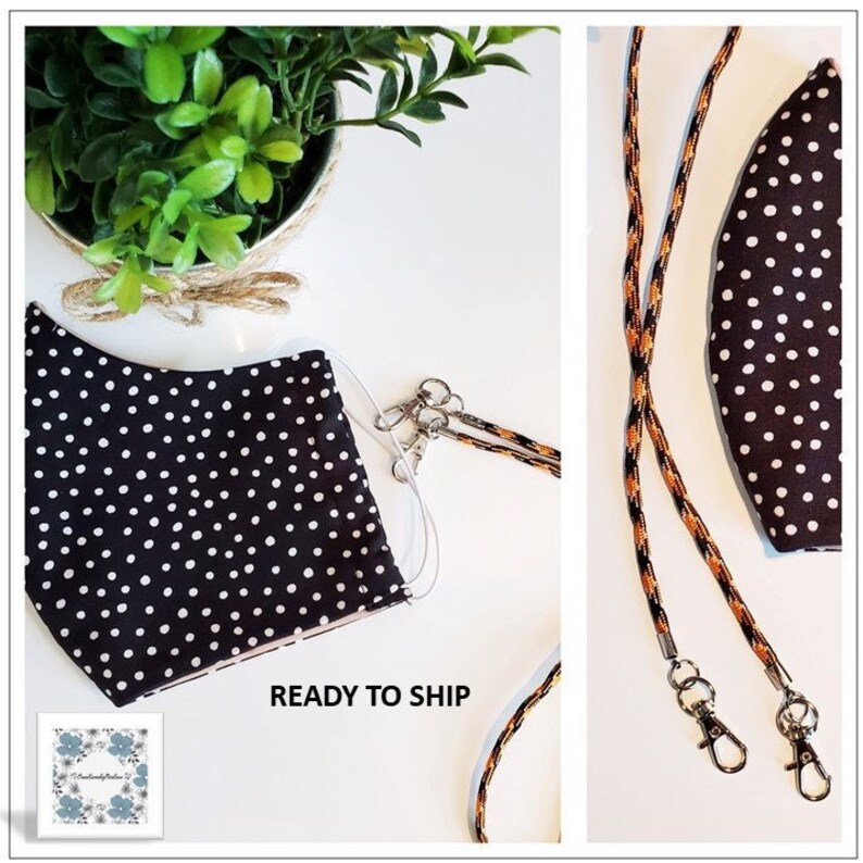 Paracord Face Mask Lanyard Adult and Kid Mask Holder Face Etsy