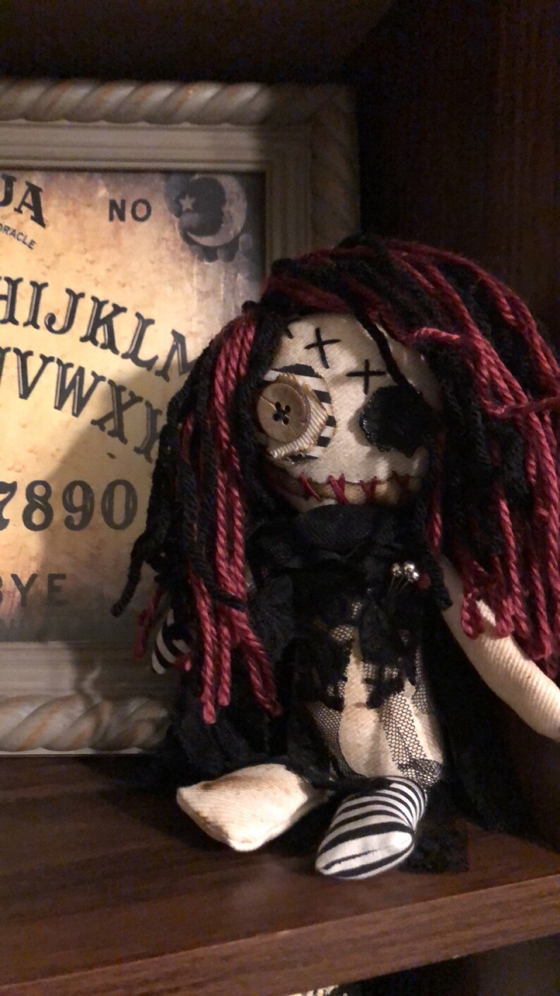 Creepy doll voodoo doll handmade image 0