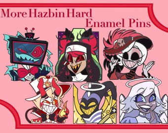 Hazbin More 2In Hard Enamel Pins