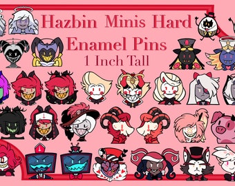 Pre-Order Hazbin Minis 1" Inch Hard Enamel Pins