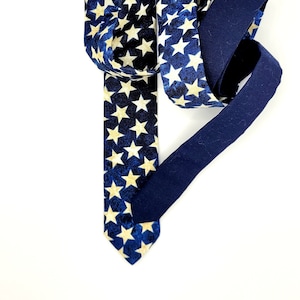 Star Necktie, Homemade, Flag Neckties, Mens Clothing, Holiday Ties, Groomsmen, Weddings, 2020 Ties - Outdoor Collection