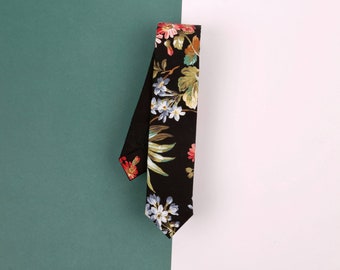 Floral Necktie, Neckties, Homemade, Mens Clothing, Necktie, Ties, Groomsmen, Weddings, 2020 Ties - Floral Collection