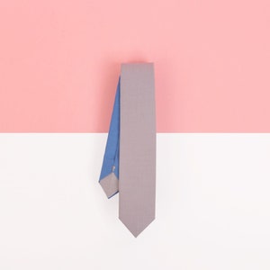 Grey Necktie, Homemade, Neckties, Mens Clothing, Ties, Groomsmen, Weddings, 2020 Ties - Simplicity Collection