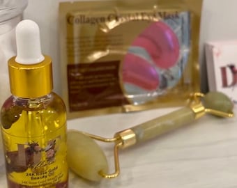 24K Rose Gold Beauty Oil/ Cuticle Oil/ Facial Oil/multipurpose Oil