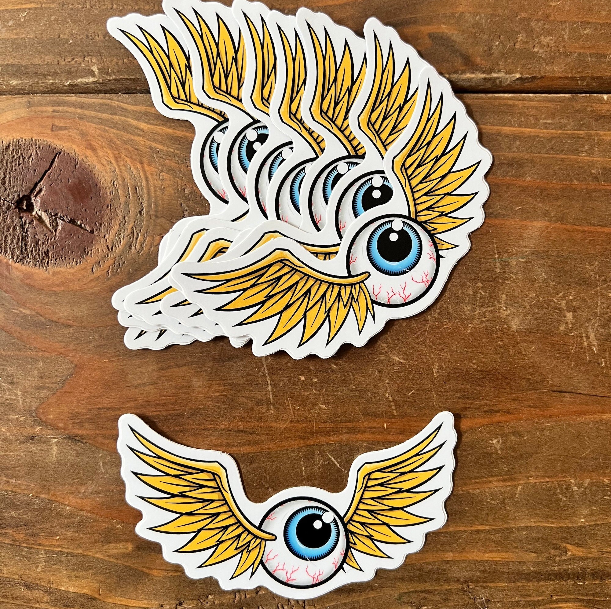 Flying Eye 4 Vinyl Sticker - Etsy