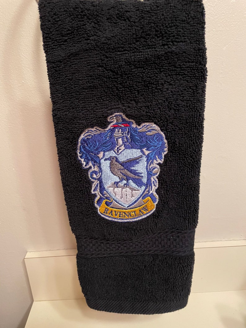 Harry Potter Hand towel kitchen towel Hufflepuff Hogwarts Etsy