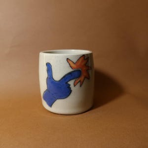 Hand-Painted Ceramic Cup -  Snap Cup