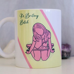 Personalized Britney Spears Mug Mug - It's Britney bitch, 90s, gift, gift, pop star, custom, Free Britney, nostalgia, cup