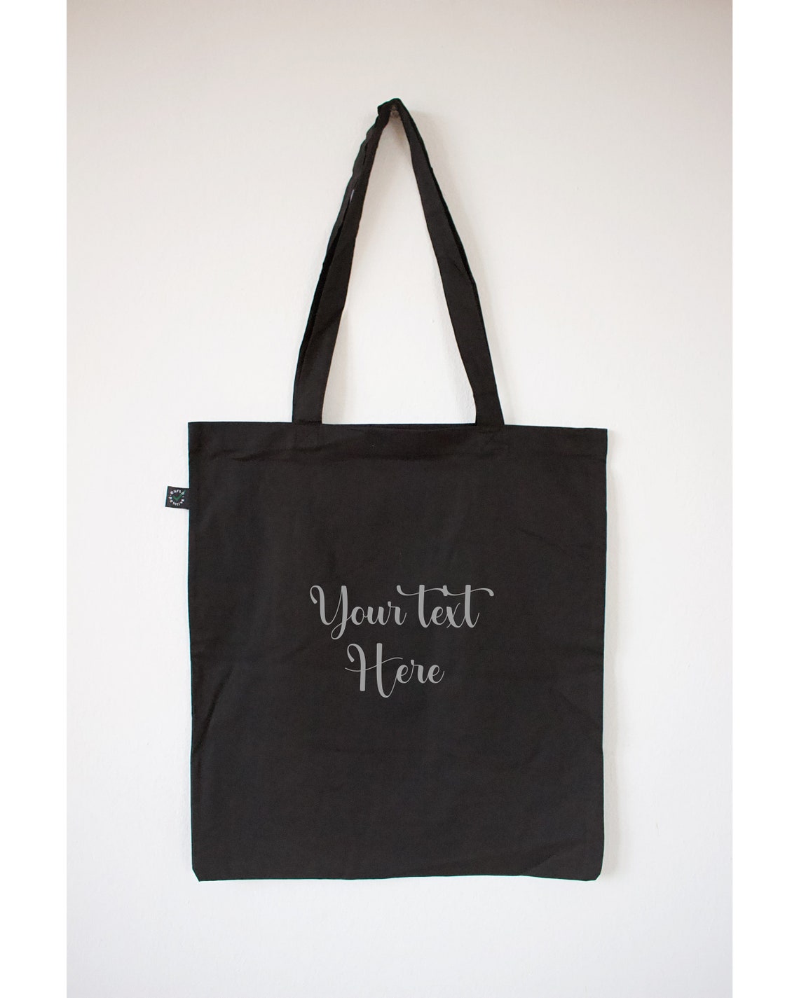 Custom Tote Bag With Your Text Personalized Tote Bag With - Etsy