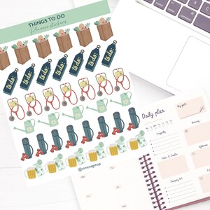 Pegatinas Stickers sheet Recordatorios - To Do List | Mini reminders | regalo, gift, papelería, scrapbook, bullet journal, planner, bujo