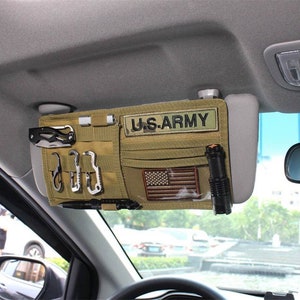 2X Truck Seat Back Organizer Tactical MOLLE Car Covers Vehicle