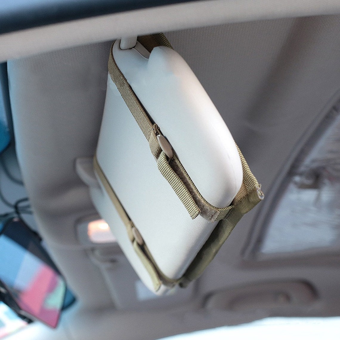 Molle Sun Visor Panel Organizer, Tactical Car Sun Visor Cover, Molle