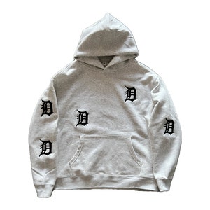 Detroit Embroidered Hoodie Boxy Fit