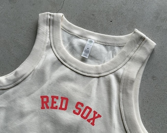 Boston RedSox Tank Top Women’s Printedbaseball