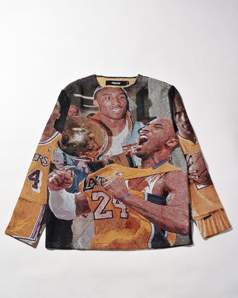 KOBE MAMBA Tapestry Sweater Etsy