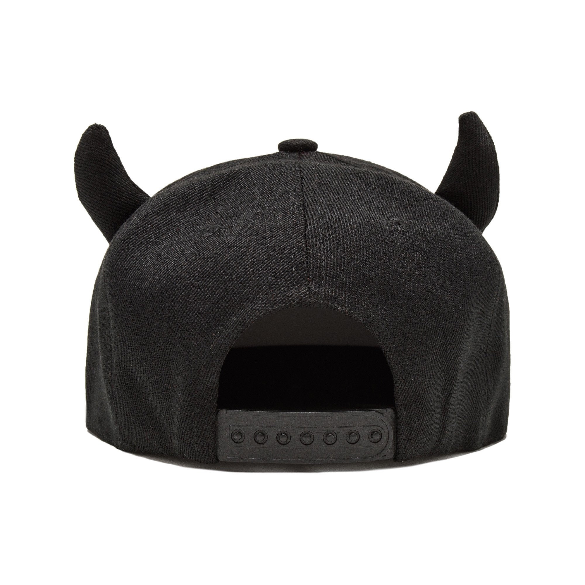 Horns Snapback Hat Devil Etsy