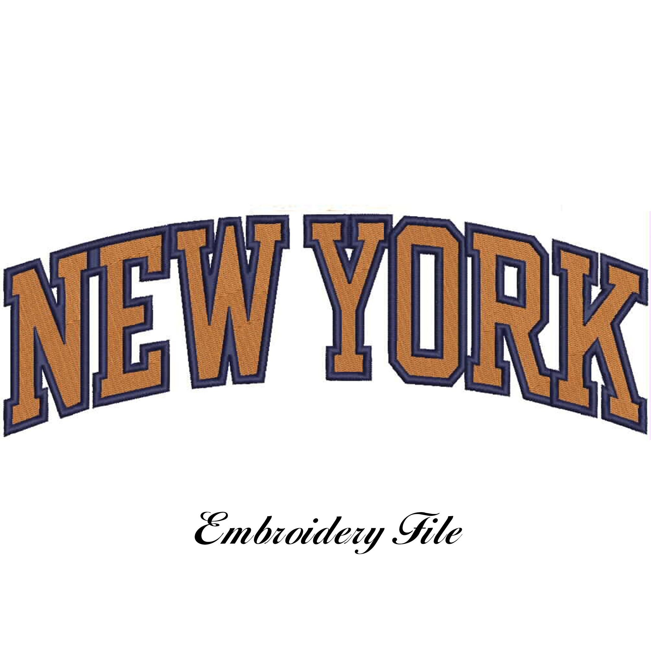 Knicks New York Knicks Embroidery Design - Etsy