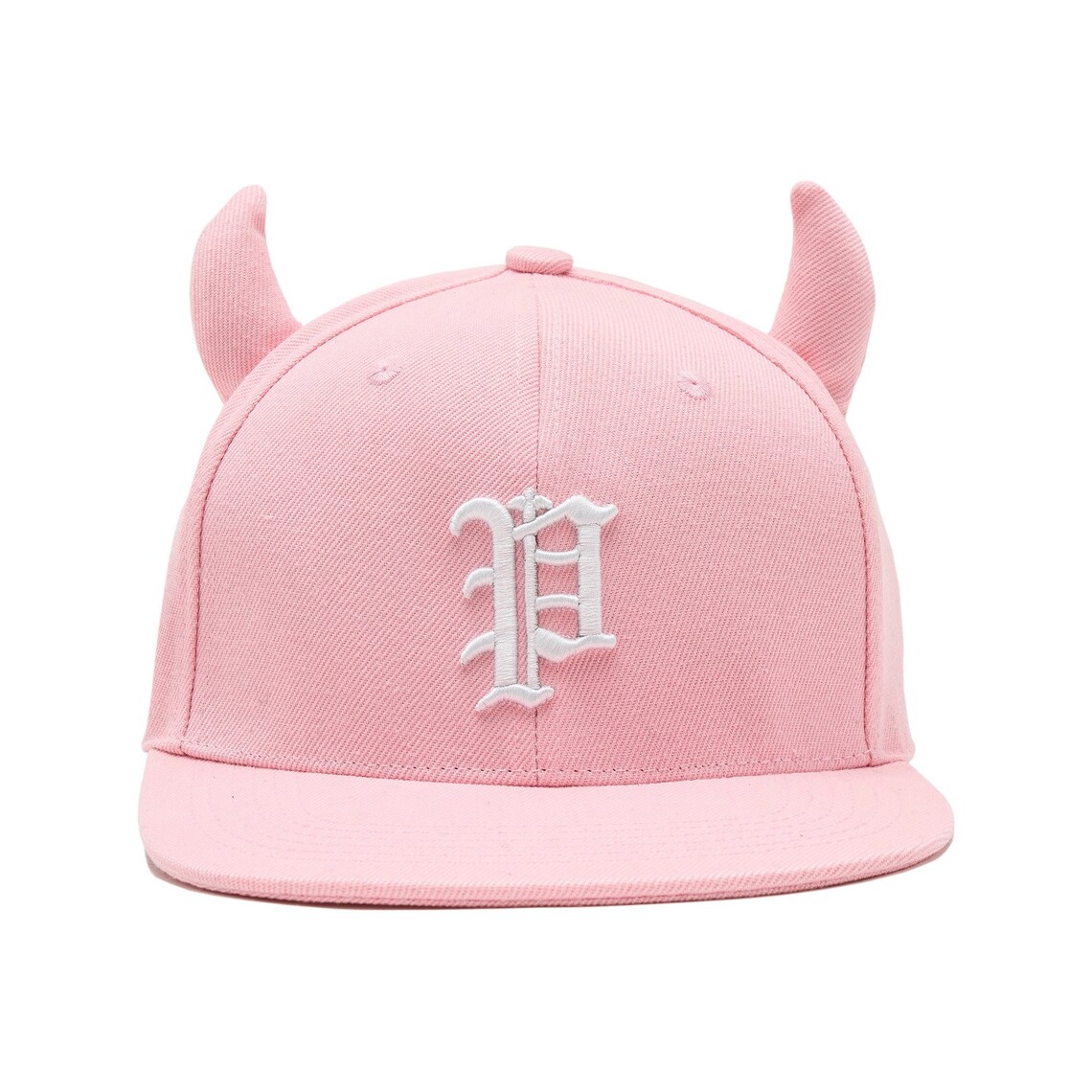 Horns Snapback Hat Devil PINK Etsy