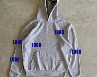 Custom 5 Spot Embroidered Hoodie Boxy Fit