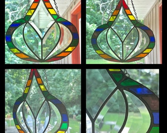 Prism Rainbow Stained Glass