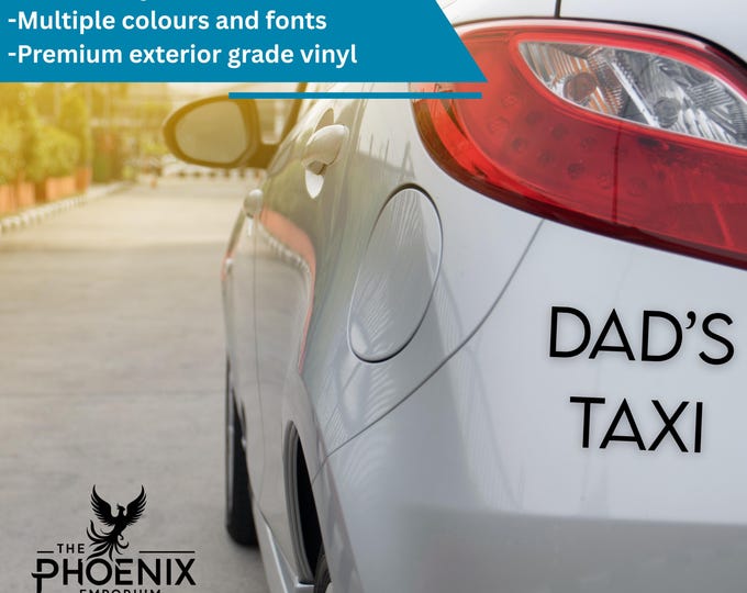 Personalised Car/Van/Camper Vinyl Decal Sticker Customise Text