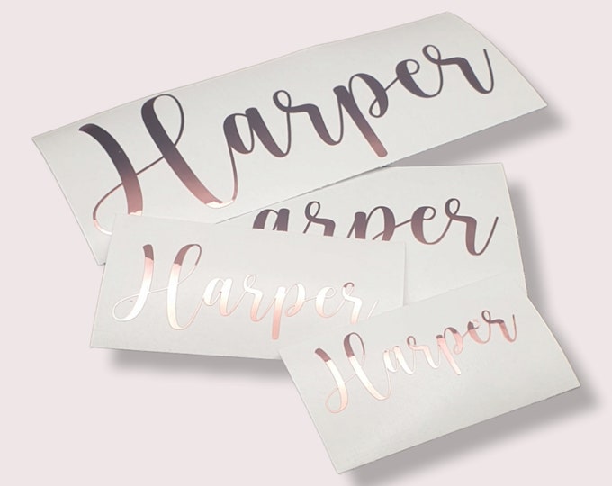 Personalised Vinyl Stickers / DIY Custom Vinyl Sticker / Decal, Personalised Stickers, Any Name / Wording
