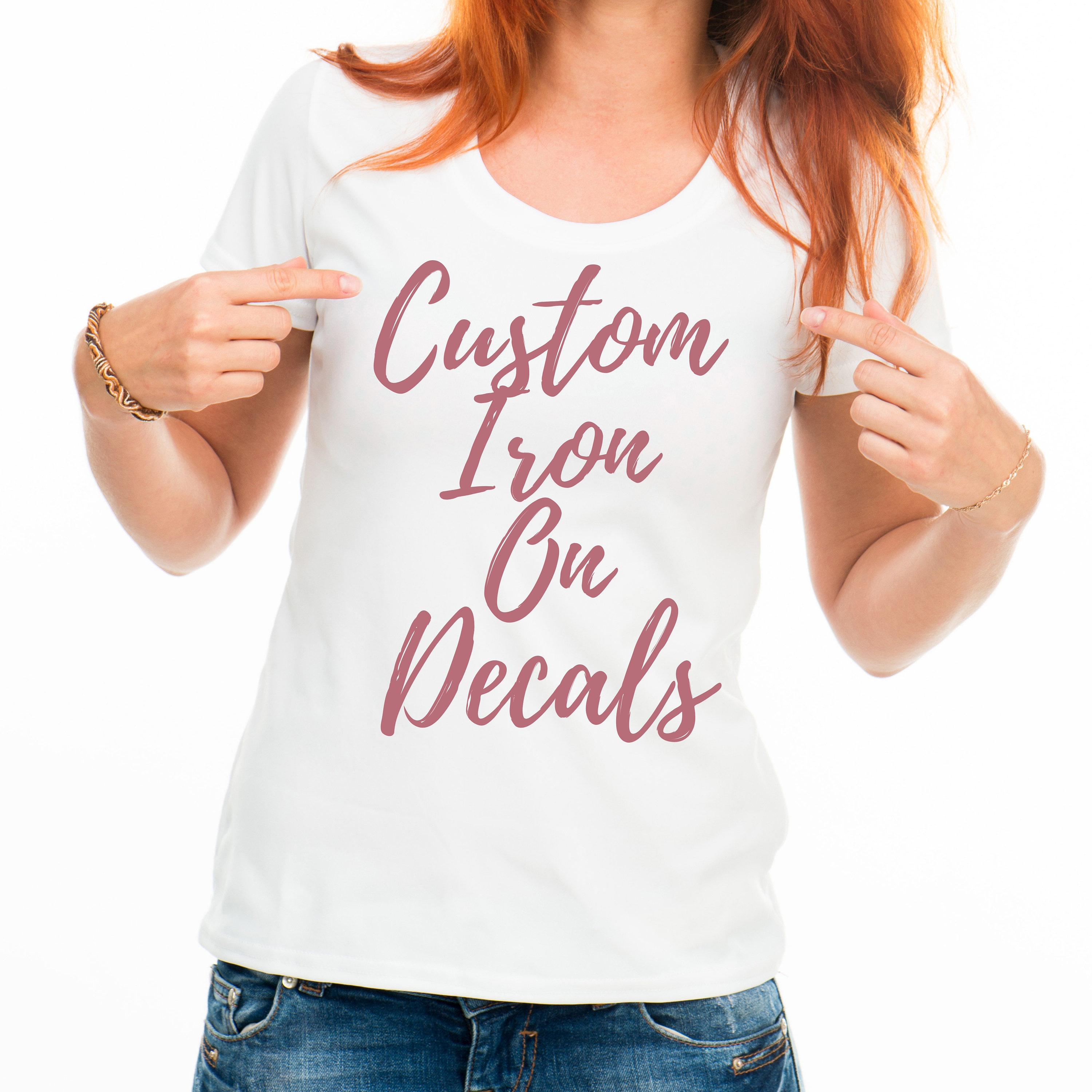 Iron on sale on decals