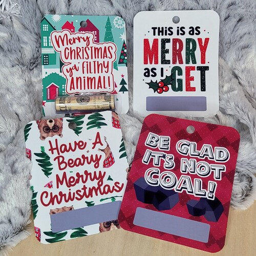 Santa Christmas Money Holders Money Stocking Stuffers Etsy