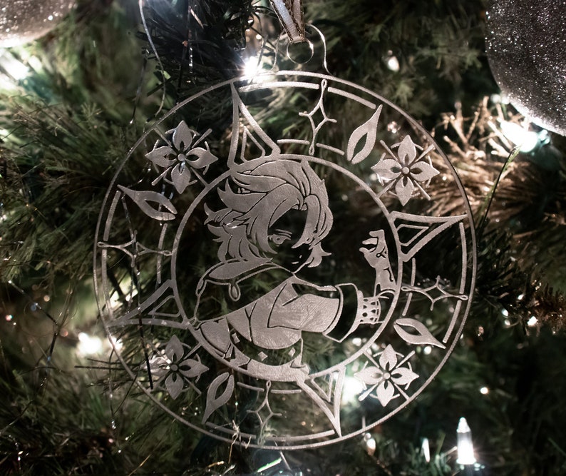 Baal / Raiden Shogun Genshin Impact Christmas Ornament Etsy New Zealand