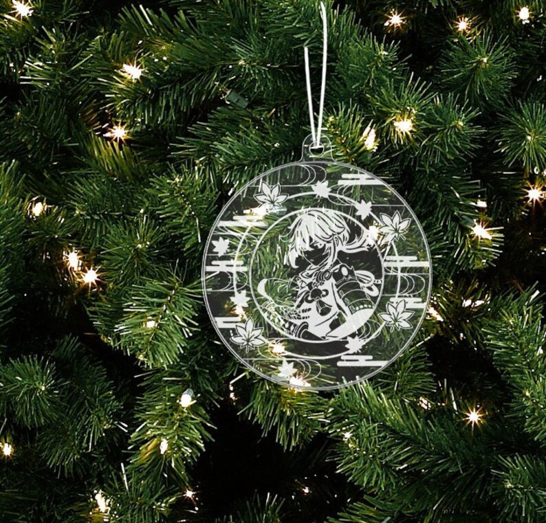 Kazuha Genshin Impact Christmas Ornament Christmas Etsy