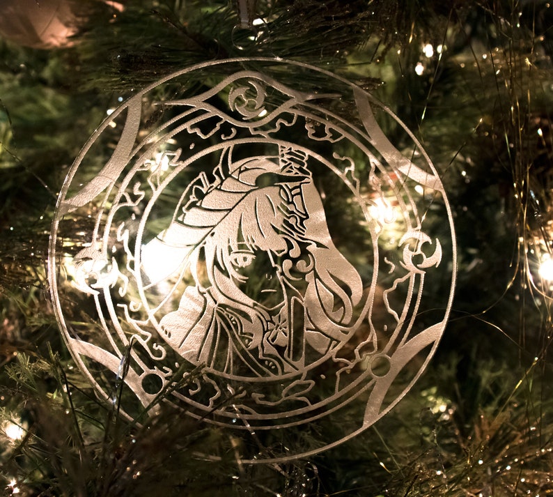 Baal / Raiden Shogun Genshin Impact Christmas Ornament Etsy New Zealand
