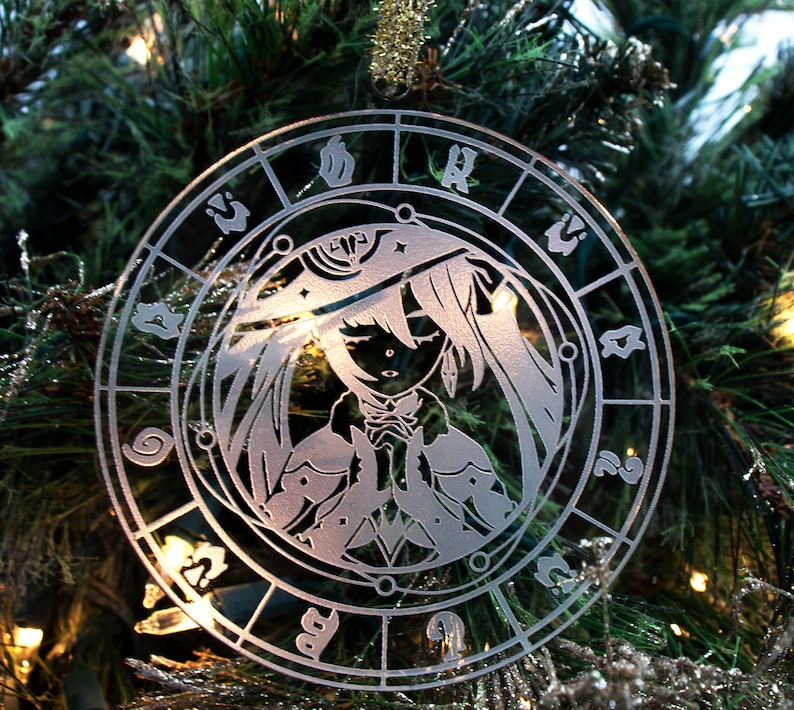 Albedo Genshin Impact Christmas Ornament Christmas Etsy
