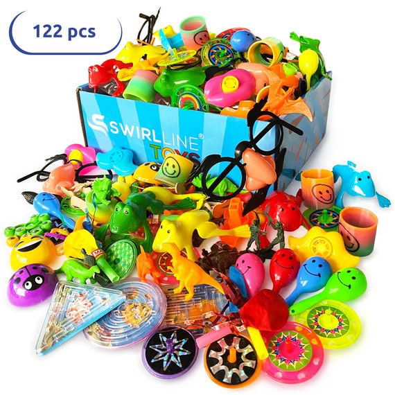 Party Favors Kids Birthday Toys 122 Pcs Carnival Prizes Toy