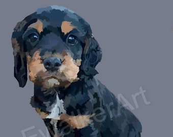 Custom Pet Portrait Prints