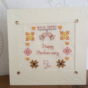 54th Anniversary Card