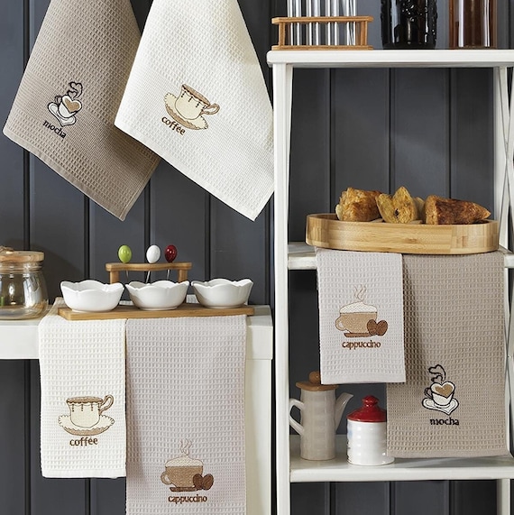 Luxury Kitchen Towels Set of 8 Pieces Dish Towel Set Tea 