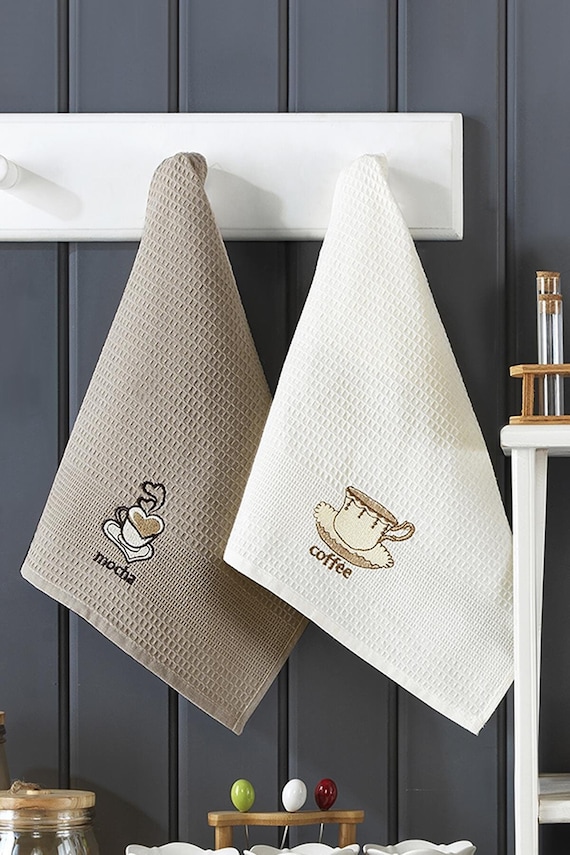 Luxury Kitchen Towels Set of 8 Pieces Dish Towel Set Tea Towel/polishing  Cloth/glass Cloth Kitchen Tea Dish Towel Set 100% Cotton 