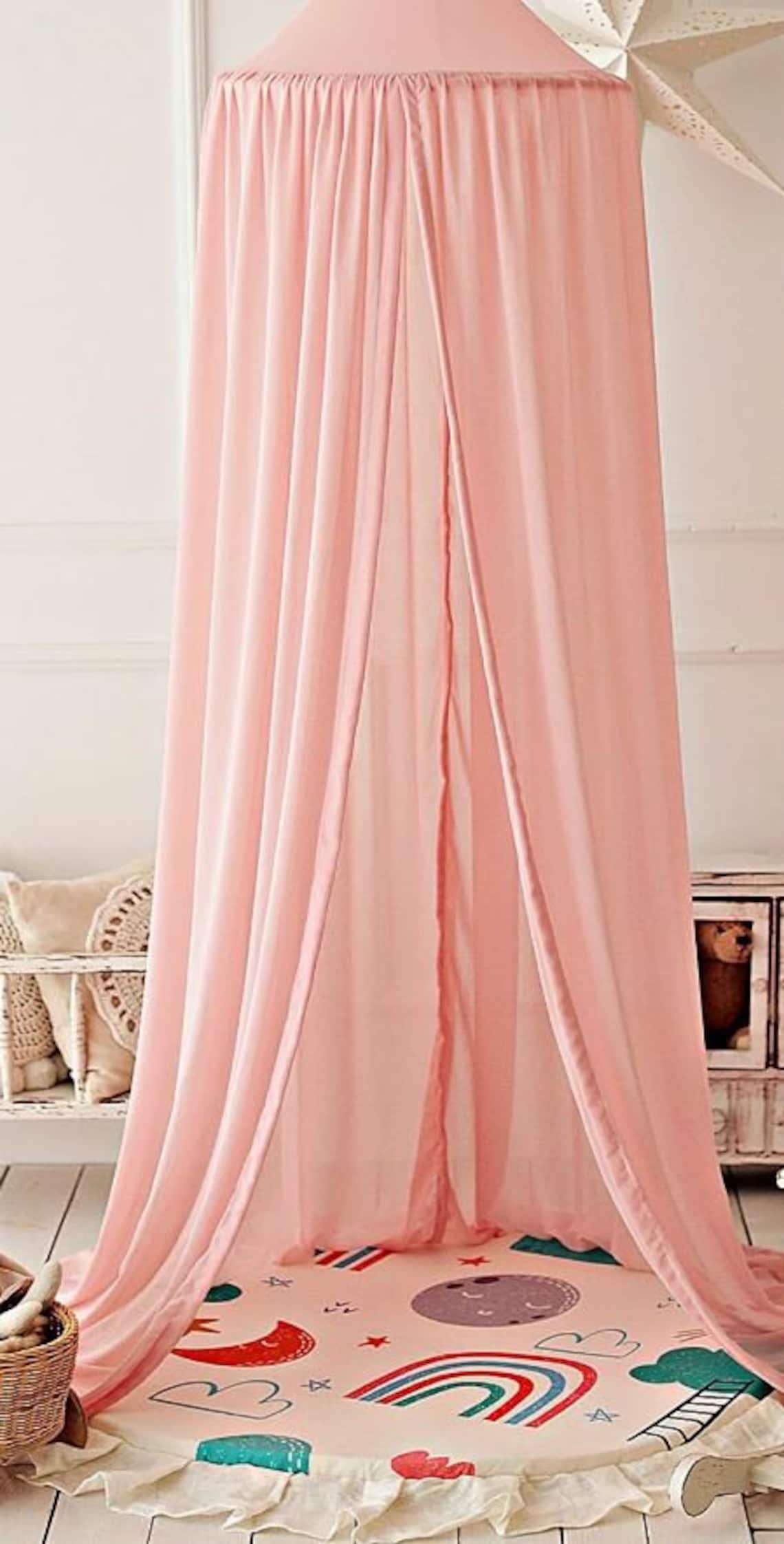 Pink Canopybed Canopybed Baldachinmontessori Bed Canopy Etsy