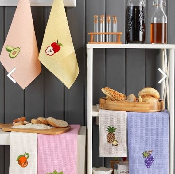 Luxury Kitchen Towels Set of 8 Pieces Dish Towel Set Tea Etsy