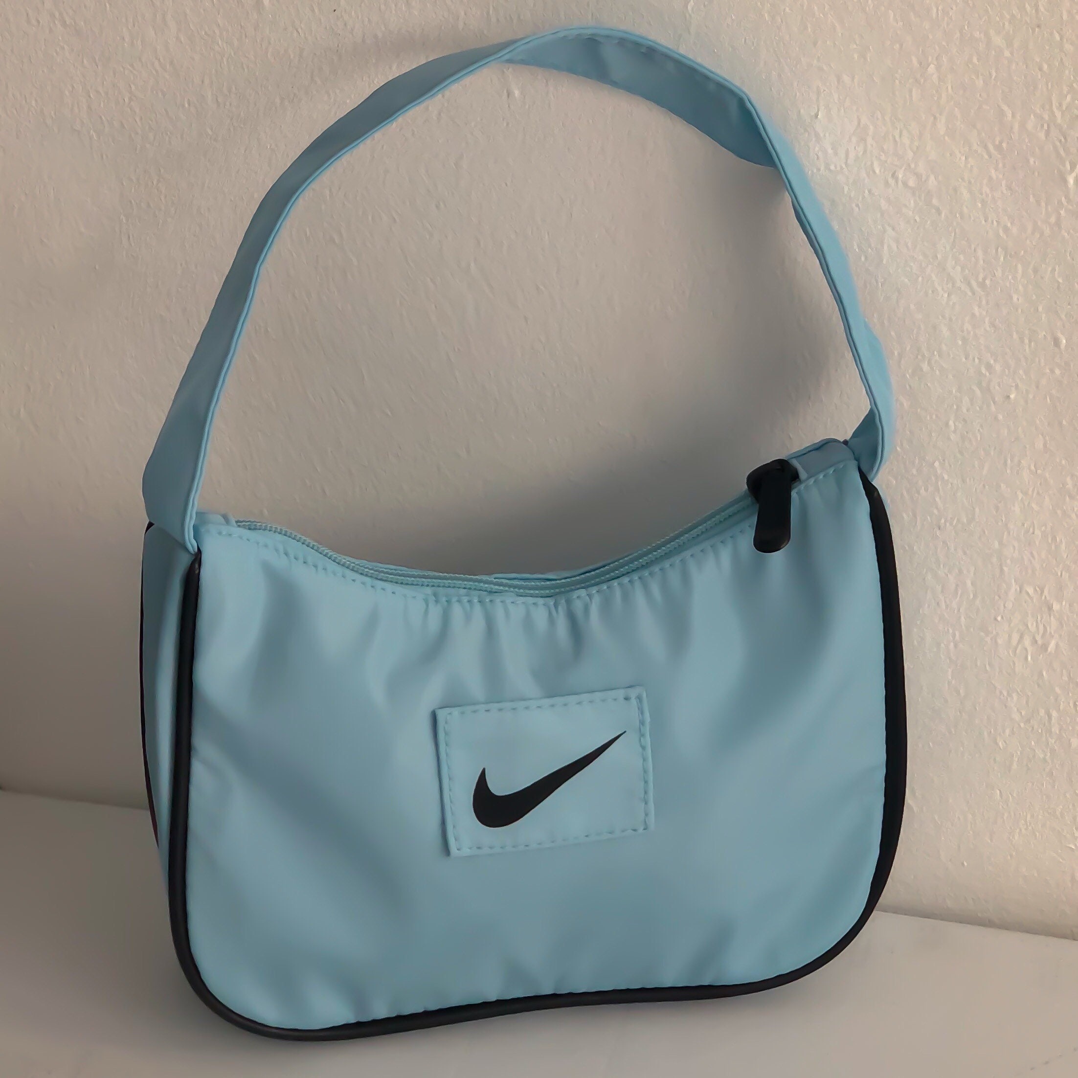 Reworked Nike Shoulder Bag Patched On Logo | Etsy