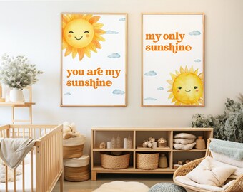 Nursery Art Sun Digital Download You Are My Sunshine - Etsy