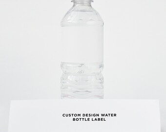 Custom Water Bottle Label Design