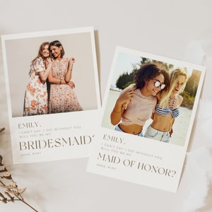 I Can't Say I Do Ohne You, Brautjungfer, Trauzeugin, Druckbare Karte - Sofort bearbeiten und herunterladen