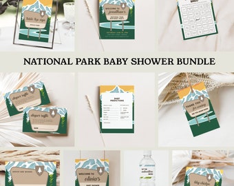 National Park/highway Baby Shower Large Party Bundle Outdoor